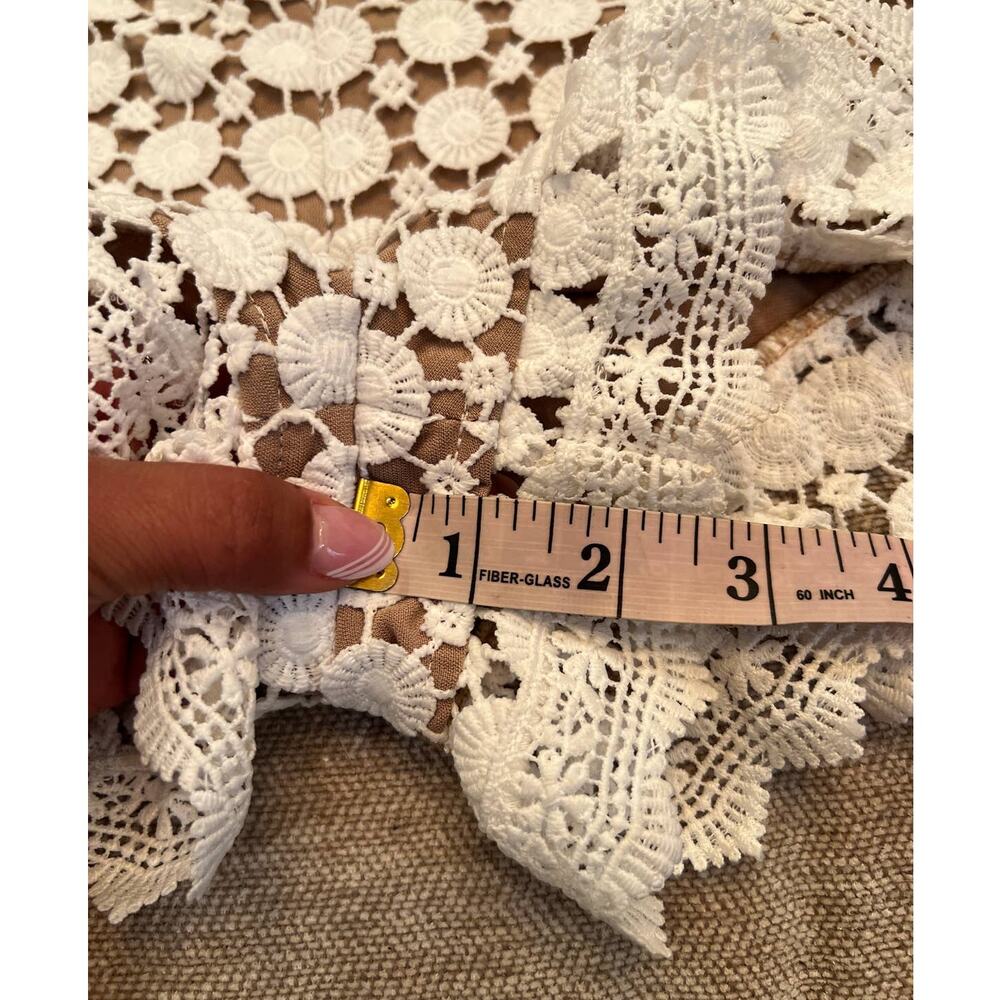 Amaryllis X Dani Austin White Lace Shorts - Picture 7 of 9